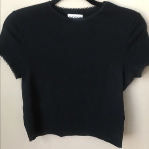 Black crop top only worn a couple times
